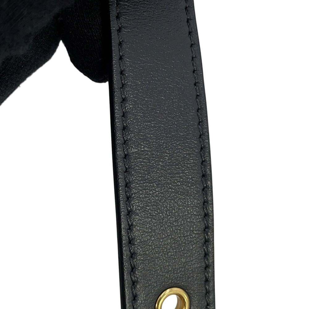 CHRISTIAN DIOR Blue Leather Shoulder Bag - Picture 12 of 15